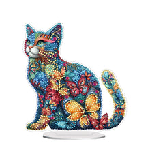 Load image into Gallery viewer, Cat Diamond Painting Desktop Ornament Rhinestones Decorations for Adults
