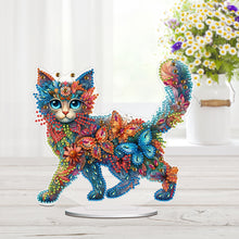 Load image into Gallery viewer, Cat Diamond Painting Desktop Ornament Rhinestones Decorations for Adults
