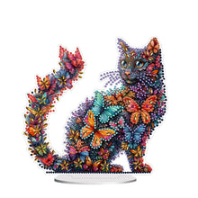 Load image into Gallery viewer, Cat Diamond Painting Desktop Ornament Rhinestones Decorations for Adults
