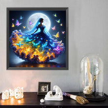 Load image into Gallery viewer, Diamond Painting - Full Round - Girl with Beautiful Skirt (40*40CM)
