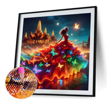 Load image into Gallery viewer, Diamond Painting - Full Round - Girl with Beautiful Skirt (40*40CM)
