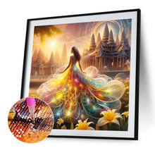 Load image into Gallery viewer, Diamond Painting - Full Round - Girl with Beautiful Skirt (40*40CM)
