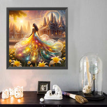 Load image into Gallery viewer, Diamond Painting - Full Round - Girl with Beautiful Skirt (40*40CM)
