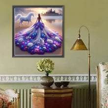 Load image into Gallery viewer, Diamond Painting - Full Round - Girl with Beautiful Skirt (40*40CM)
