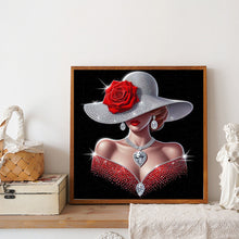 Load image into Gallery viewer, Diamond Painting - Full Round - Elegant and Luxurious Woman (40*40CM)
