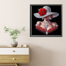 Load image into Gallery viewer, Diamond Painting - Full Round - Elegant and Luxurious Woman (40*40CM)
