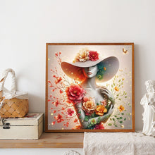 Load image into Gallery viewer, Diamond Painting - Full Round - Elegant and Luxurious Woman (40*40CM)

