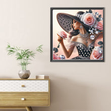 Load image into Gallery viewer, Diamond Painting - Full Round - Elegant and Luxurious Woman (40*40CM)
