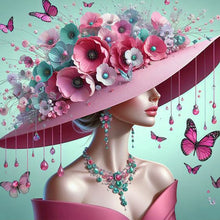 Load image into Gallery viewer, Diamond Painting - Full Round - Elegant and Luxurious Woman (40*40CM)
