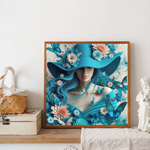 Load image into Gallery viewer, Diamond Painting - Full Round - Elegant and Luxurious Woman (40*40CM)
