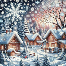 Load image into Gallery viewer, Diamond Painting - Full Round - Beautiful Winter Scene (30*30CM)
