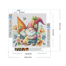 Load image into Gallery viewer, Diamond Painting - Full Round - Gnome and Flower (30*30CM)
