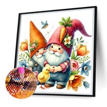 Load image into Gallery viewer, Diamond Painting - Full Round - Gnome and Flower (30*30CM)
