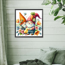 Load image into Gallery viewer, Diamond Painting - Full Round - Gnome and Flower (30*30CM)

