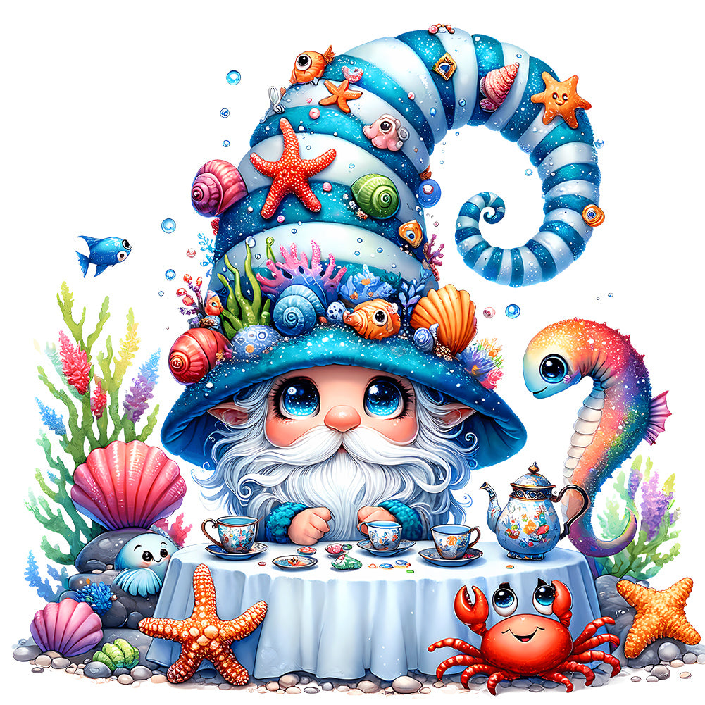 Diamond Painting - Full Round - Ocean Gnome (30*30CM)