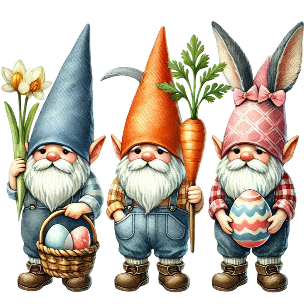 Diamond Painting - Full Round - Gnome (30*30CM)