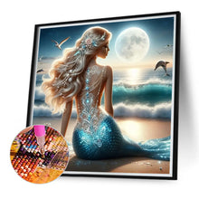 Load image into Gallery viewer, Diamond Painting - Full Round - Mermaid girl (40*40CM)
