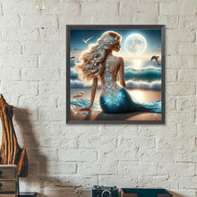 Load image into Gallery viewer, Diamond Painting - Full Round - Mermaid girl (40*40CM)
