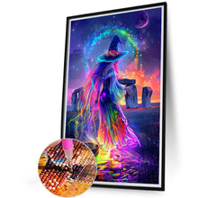 Load image into Gallery viewer, Diamond Painting - Full Round - Colorful witch (40*60CM)
