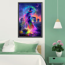 Load image into Gallery viewer, Diamond Painting - Full Round - Colorful witch (40*60CM)
