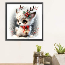 Load image into Gallery viewer, Diamond Painting - Full Round - Snow elk (30*30CM)
