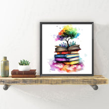 Load image into Gallery viewer, Diamond Painting - Full Round - Book tree (30*30CM)
