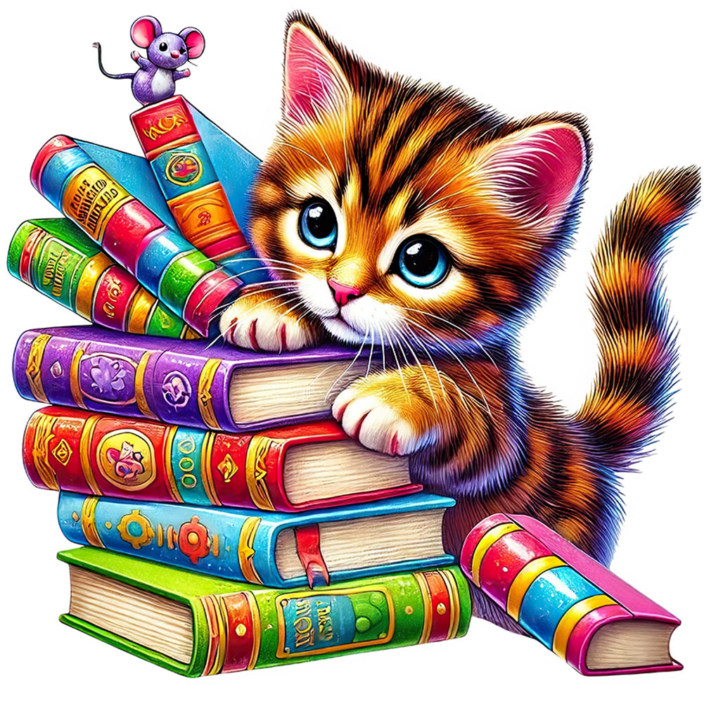 Diamond Painting - Full Round - Cat (30*30CM)