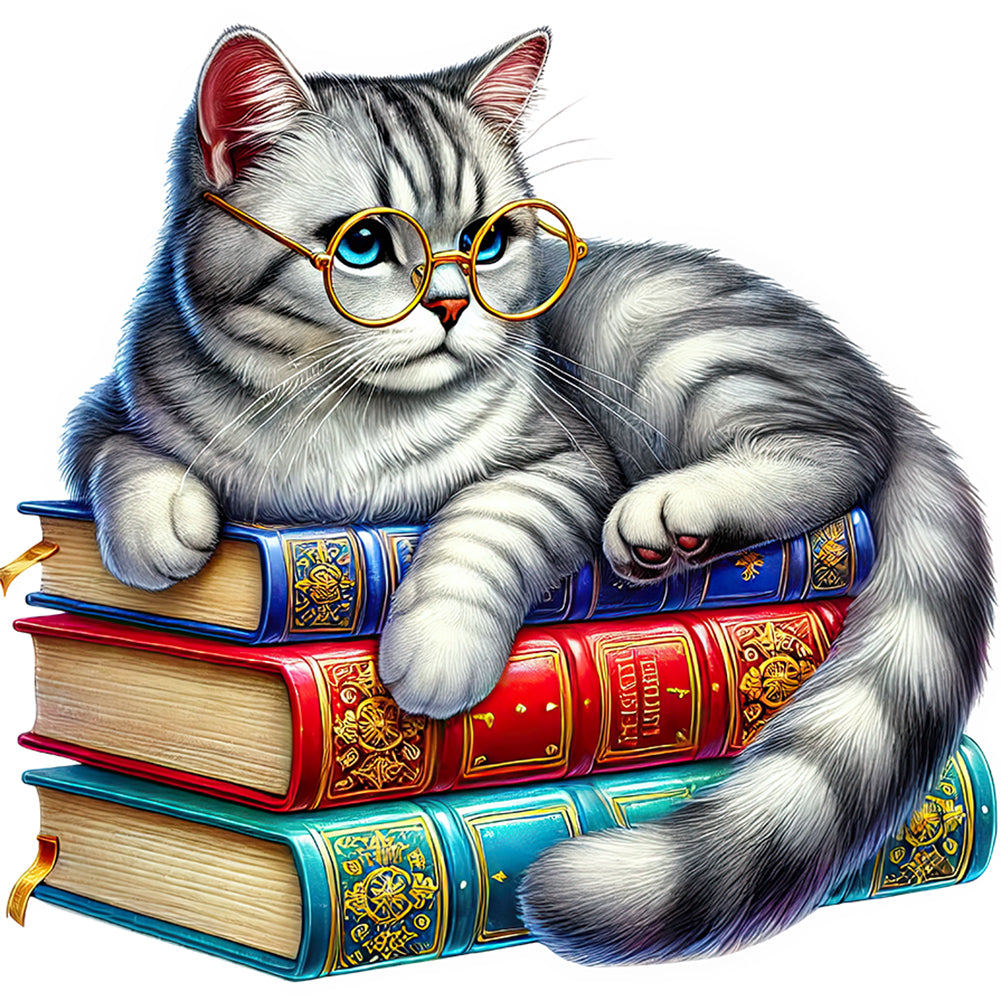 Diamond Painting - Full Round - Cat (30*30CM)