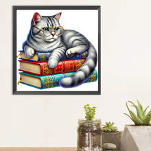 Load image into Gallery viewer, Diamond Painting - Full Round - Cat (30*30CM)
