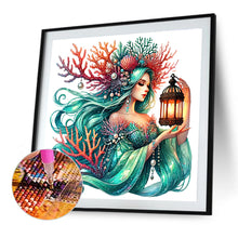 Load image into Gallery viewer, Diamond Painting - Full Round - Coral girl (40*40CM)
