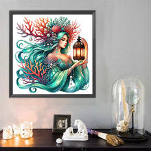 Load image into Gallery viewer, Diamond Painting - Full Round - Coral girl (40*40CM)
