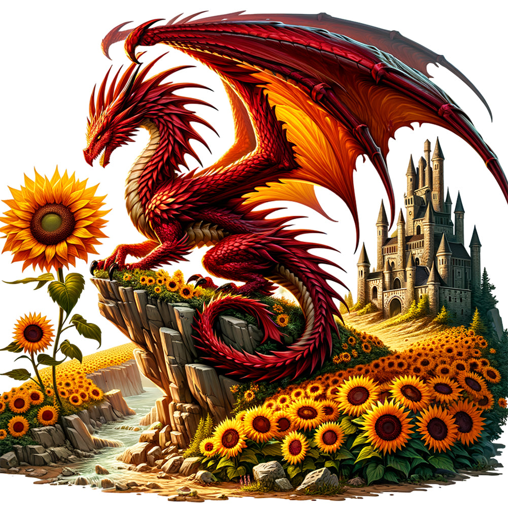 Diamond Painting - Full Round - Dinosaur (40*40CM)