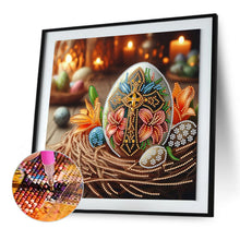 Load image into Gallery viewer, Diamond Painting - Full Round - Easter cross egg (30*30CM)
