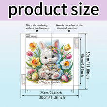 Load image into Gallery viewer, Diamond Painting - Full Round - Easter daffodil white rabbit (30*30CM)
