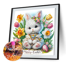 Load image into Gallery viewer, Diamond Painting - Full Round - Easter daffodil white rabbit (30*30CM)
