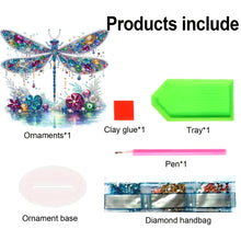 Load image into Gallery viewer, Acrylic Special Shape Dragonfly Desktop Diamond Art Kits for Home Office Decor
