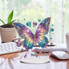 Load image into Gallery viewer, Acrylic Special Shape Dragonfly Desktop Diamond Art Kits for Home Office Decor
