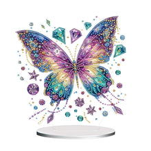 Load image into Gallery viewer, Acrylic Special Shape Dragonfly Desktop Diamond Art Kits for Home Office Decor
