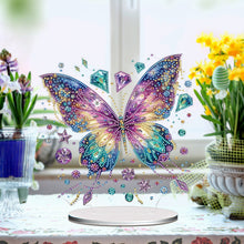 Load image into Gallery viewer, Acrylic Special Shape Dragonfly Desktop Diamond Art Kits for Home Office Decor
