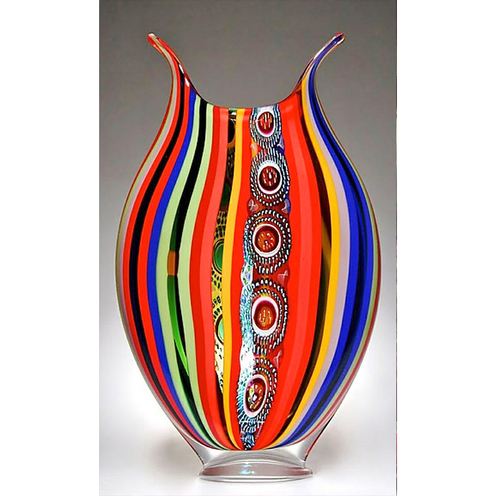 Diamond Painting - Full Round - Color Striped Vase (30*50CM)