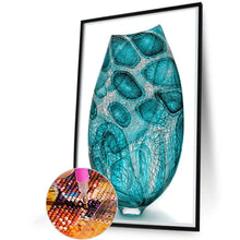 Load image into Gallery viewer, Diamond Painting - Full Round - Blue Pattern Vase (40*60CM)
