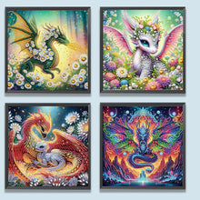 Load image into Gallery viewer, 4pcs Partial Special Diamond Painting Set - Pterosaur (30*30CM)

