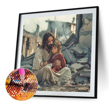 Load image into Gallery viewer, Diamond Painting - Full Round - Ruins Suffering Jesus (40*40CM)
