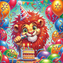 Load image into Gallery viewer, Diamond Painting - Partial Special Shaped - Party Lion (30*30CM)
