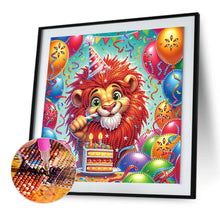 Load image into Gallery viewer, Diamond Painting - Partial Special Shaped - Party Lion (30*30CM)
