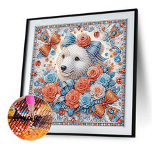 Load image into Gallery viewer, Diamond Painting - Partial Special Shaped - White Bear (30*30CM)
