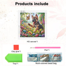 Load image into Gallery viewer, Diamond Painting - Partial Special Shaped - Puppy (30*30CM)
