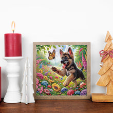 Load image into Gallery viewer, Diamond Painting - Partial Special Shaped - Puppy (30*30CM)
