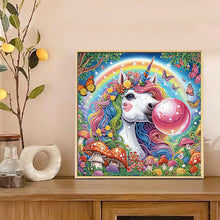 Load image into Gallery viewer, Diamond Painting - Partial Special Shaped - Unicorn (30*30CM)
