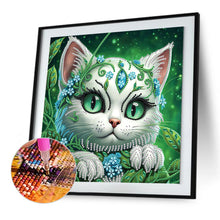 Load image into Gallery viewer, Diamond Painting - Partial Special Shaped - Cat (30*30CM)
